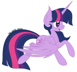 Size: 1603x1489 | Tagged: safe, artist:that-spotted-unicorn, twilight sparkle, alicorn, pony, g4, female, mare, simple background, smiling, solo, transparent background, twilight sparkle (alicorn)
