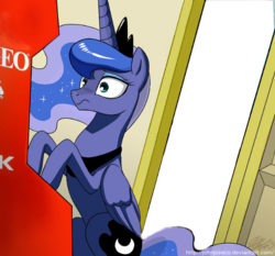 Size: 600x560 | Tagged: safe, artist:johnjoseco, princess luna, g4, exploitable, exploitable meme, meme, neo geo celestia