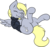 Size: 2460x2320 | Tagged: safe, artist:joey darkmeat, artist:pozdn9k, derpy hooves, pegasus, pony, g4, butt, clothes, female, hooves, mare, plot, simple background, solo, sweater, transparent background, vector