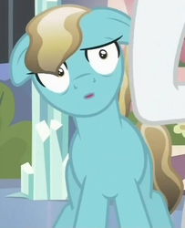 Size: 552x681 | Tagged: safe, screencap, bright smile, castle (crystal pony), rarity, crystal pony, pony, g4, the crystal empire, bewildered, crystal empire, dafuq, face, faic, floppy ears, image macro, reaction image, suspicious, wat