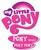Size: 250x307 | Tagged: safe, edit, g4, logo, logo edit, my little pony logo, no pony, poni, poni should poni poni, simple background, so much pony, white background