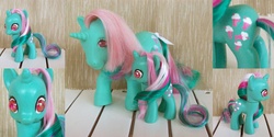 Size: 2000x1000 | Tagged: safe, artist:psaply, fizzy, g1, g4, customized toy, g1 to g4, generation leap, irl, photo, toy