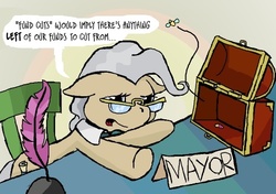 Size: 500x351 | Tagged: safe, artist:owlor, mayor mare, from the desk of mayor mare, g4