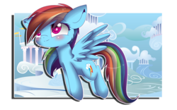 Size: 1920x1200 | Tagged: safe, artist:pastelflakes, rainbow dash, pony, g4, female, solo