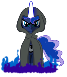 Size: 4080x4636 | Tagged: safe, artist:mrflabbergasted, princess luna, pony, g4, absurd resolution, cloak, clothes, female, solo, star wars