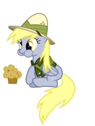 Size: 1200x1600 | Tagged: safe, artist:drumblastingquilava, derpy hooves, pegasus, pony, g4, female, mare, muffin, solo