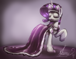 Size: 4809x3776 | Tagged: safe, artist:alumx, princess platinum, rarity, pony, g4, absurd resolution, female, solo