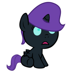 Size: 2657x2775 | Tagged: safe, artist:bronyboy, oc, oc only, oc:nyx, pegasus, pony, baby, baby pony, foal, solo