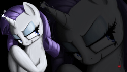 Size: 9600x5400 | Tagged: safe, artist:locolimo, rarity, pony, g4, absurd resolution, solo, wallpaper