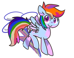 Size: 640x500 | Tagged: safe, artist:eclairsito, rainbow dash, pony, g4, female, solo