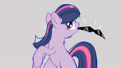 Size: 640x359 | Tagged: safe, artist:empty-10, twilight sparkle, g4, tengen toppa gurren lagann