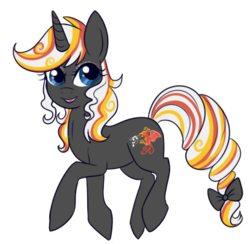 Size: 407x397 | Tagged: safe, artist:lulubell, oc, oc only, fallout equestria, simple background, transparent background