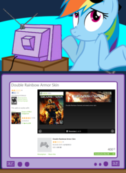 Size: 563x769 | Tagged: safe, rainbow dash, g4, exploitable meme, gears of war, tv meme