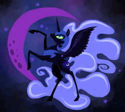 Size: 3264x2921 | Tagged: safe, artist:schwarz-one, nightmare moon, g4, stars