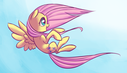 Size: 1398x805 | Tagged: safe, artist:rubrony, artist:rustydooks, fluttershy, pony, g4, female, solo