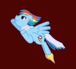 Size: 641x579 | Tagged: safe, rainbow dash, g4, cyborg 009, full body, solo