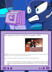 Size: 563x769 | Tagged: safe, princess luna, gamer luna, g4, denied, exploitable meme, mega man (series), tv meme