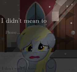 Size: 1229x1147 | Tagged: safe, artist:wripple, derpy hooves, pegasus, pony, g4, derpygate, female, mare, sad, solo