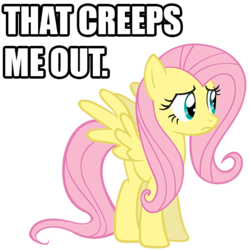 Size: 512x512 | Tagged: safe, fluttershy, g4, image macro, side view, simple background, solo, transparent background