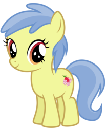 Size: 6856x8192 | Tagged: safe, artist:thatguy1945, apple flora, earth pony, pony, apple family reunion, g4, .svg available, absurd resolution, apple family member, filly, simple background, smiling, solo, transparent background, vector
