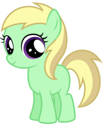 Size: 6814x8192 | Tagged: safe, artist:thatguy1945, apple mint, earth pony, pony, apple family reunion, g4, absurd resolution, apple family member, female, filly, simple background, smiling, solo, transparent background, vector