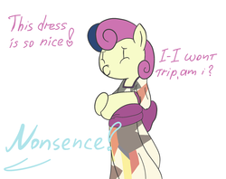 Size: 1890x1500 | Tagged: safe, artist:fantasyglow, bon bon, sweetie drops, earth pony, pony, g4, ask, bipedal, clothes, dialogue, dress, female, kimono (clothing), longbon, solo, text, tumblr