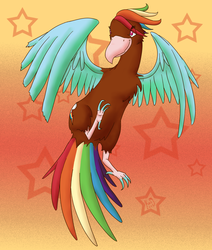 Size: 1000x1180 | Tagged: safe, artist:eastern-katt, rainbow dash, g4, solo, species swap