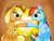 Size: 1400x1050 | Tagged: safe, artist:hoyeechun, applejack, rainbow dash, g4, hoofbump