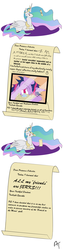 Size: 1500x6000 | Tagged: safe, artist:happycampercreations, princess celestia, twilight sparkle, g4, comic, friendship report