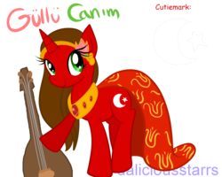 Size: 2000x1600 | Tagged: safe, artist:melting-milkyway, oc, oc only, nation ponies, solo, turkey (country)