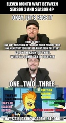 Size: 480x888 | Tagged: safe, spitfire, g4, season 4, academy record, glasses, meme, nostalgia critic