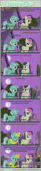 Size: 1024x4247 | Tagged: safe, artist:tritebristle, bon bon, derpy hooves, dinky hooves, lyra heartstrings, sweetie drops, pegasus, pony, comic:heartstrings, g4, comic, equestria's best mother, female, flying, magic, mare, mare in the moon, moon, night