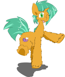 Size: 1280x1514 | Tagged: dead source, safe, artist:kryptchild, snails, pony, g4, fluffy, glitter shell, male, request, solo