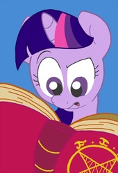 Size: 380x560 | Tagged: safe, artist:burrburro, twilight sparkle, g4, book