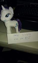 Size: 1552x2592 | Tagged: safe, rarity, g4, /mlp/, funrise, irl, photo, plushie