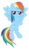 Size: 1411x2411 | Tagged: safe, artist:masterrottweiler, rainbow dash, g4, my little pony: friendship is magic, the last roundup, simple background, transparent background, vector