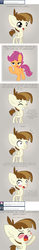 Size: 1001x6346 | Tagged: safe, artist:minkidoodles, scootaloo, g4, ask, blushing, comic, featherweight responds, ship:scootaweight, shipping, tumblr