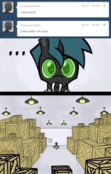 Size: 715x1117 | Tagged: safe, artist:firehazard14, changeling, absolutely nothing else, drstrangeling, top...men...