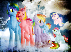 Size: 871x639 | Tagged: safe, artist:eliasilen, rainbow blaze, oc, g4