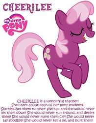 Size: 725x925 | Tagged: safe, artist:tygerbug, edit, cheerilee, g4, caption, rickroll, text, vector