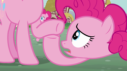 Size: 1280x720 | Tagged: safe, screencap, pinkie pie, earth pony, pony, g4, my little pony: friendship is magic, too many pinkie pies, clone, hooves, pinkie clone, soon