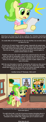 Size: 600x1560 | Tagged: safe, artist:ficficponyfic, chickadee, ms. peachbottom, oc, cyoa:peachbottom's quest, g4, cyoa, tumblr