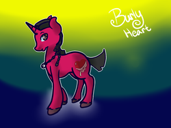 Size: 1024x768 | Tagged: safe, artist:cotton, oc, oc only, oc:burly heart, pony, unicorn, irc