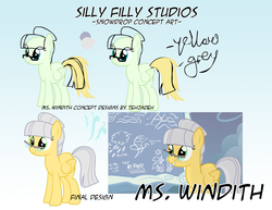 Size: 1500x1159 | Tagged: safe, artist:tehjadeh, oc, oc only, oc:mrs. windith, oc:ms. windith, pony, snowdrop (animation), concept art, solo