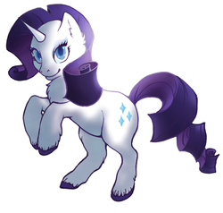 Size: 585x557 | Tagged: safe, artist:scribbleshark, rarity, pony, g4, solo
