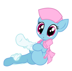 Size: 2027x2000 | Tagged: dead source, safe, artist:pyruvate, artist:simpleplan4life, pony, base, butt, clothes, female, mare, nurse, plot, simple background, socks, transparent background