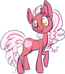 Size: 672x759 | Tagged: safe, artist:ponygoggles, earth pony, pony, female, simple background, smiling, solo, standing, transparent background