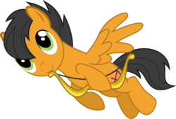 Size: 1171x795 | Tagged: safe, artist:chipmagnum, sagittarius (g4), pegasus, pony, g4, bow (weapon), female, mare, ponyscopes, sagittarius, simple background, solo, transparent background, zodiac