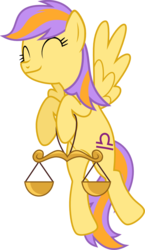 Size: 712x1226 | Tagged: safe, artist:chipmagnum, libra (g4), pegasus, pony, g4, ^^, balance, eyes closed, female, flying, libra, mare, ponyscopes, simple background, solo, transparent background, zodiac