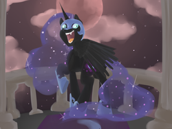 Size: 1280x960 | Tagged: source needed, useless source url, safe, artist:kittenmod, nightmare moon, alicorn, pony, g4, solo